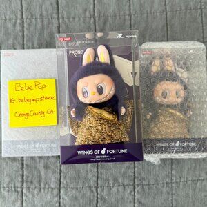 LABUBU × PRONOUNCE - WINGS OF FORTUNE Vinyl Plush Hanging Card